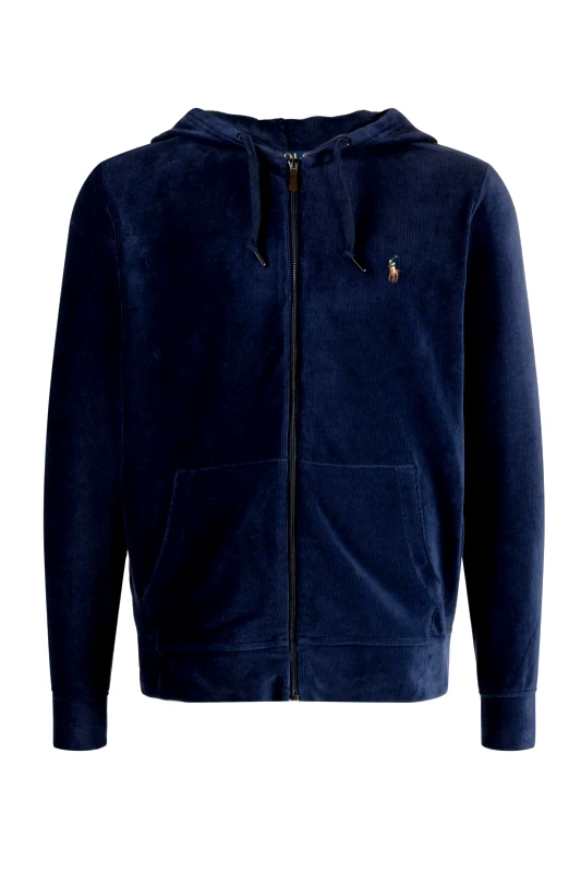 RALPH LAUREN RALPH LAUREN ΦΟΥΤΕΡ ZIPHOOD ΚΟΤΛΕ LOGO ΜΠΛΕ
