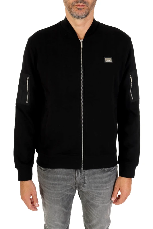 KARL LAGERFELD KARL LAGERFELD ΦΟΥΤΕΡ FULLZIP LOGO MAYΡΟ
