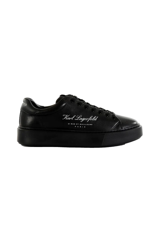KARL LAGERFELD KARL LAGERFELD ΠΑΠΟΥΤΣΙΑ SNEAKERS MAXI CUP HOTEL KARL LO LACE ΜΑΥΡΟ