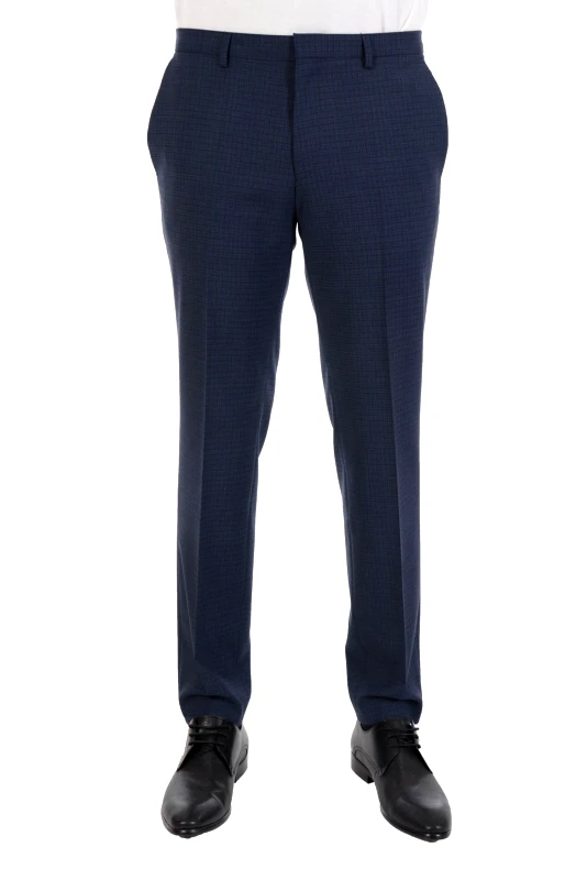 HUGO ΗUGO ΠΑΝΤΕΛΟΝΙ ΚΟΣΤΟΥΜΙΟΥ ΚΑΡΩ EXTRA SLIM FIT HESTEN212 ΜΠΛΕ