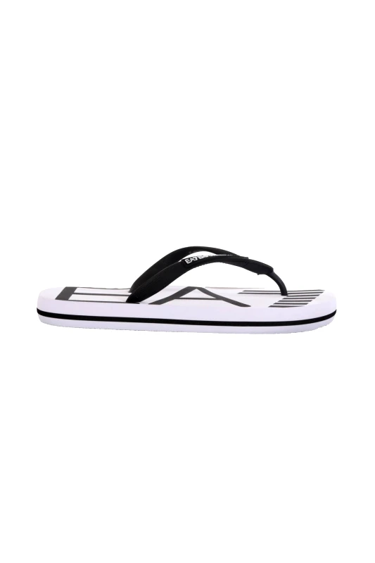 ARMANI 7 ARMANI 7 ΠΑΝΤΟΦΛΕΣ ΘΑΛΑΣΣΗΣ LOGO ΛΕΥΚΟ-ΜΑΥΡΟ