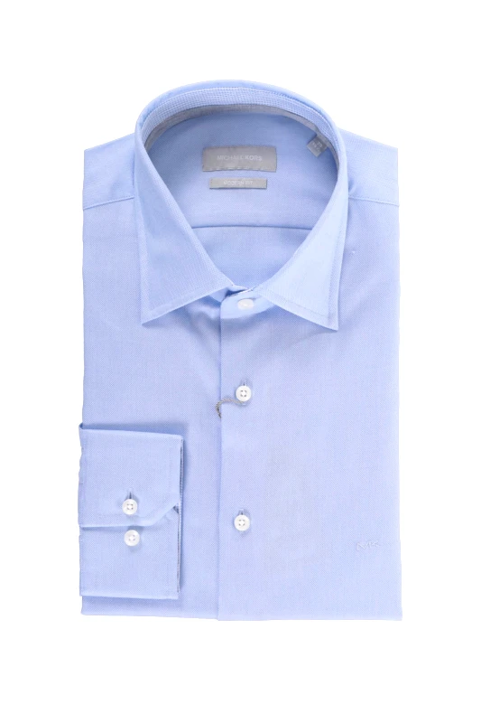 MICHAEL KORS MICHAEL KORS ΠΟΥΚΑΜΙΣΟ 2PLY MODERN FIT ΣΙΕΛ