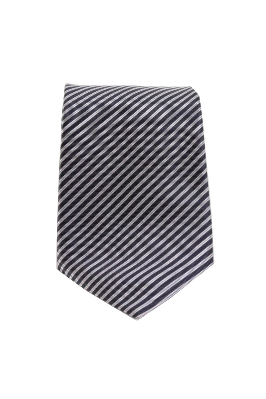 ARMANI COLLEZIONI ARMANI COLLEZIONI ΓΡΑΒΑΤΑ 8.5CM ΡΙΓΕ ΣΚΟΥΡΟ ΓΚΡΙ