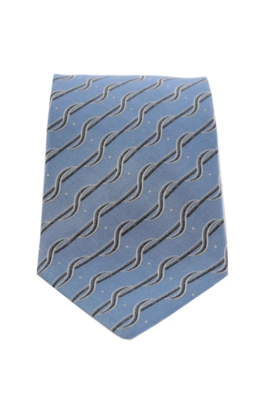 ARMANI COLLEZIONI ARMANI COLLEZIONI ΓΡΑΒΑΤΑ 9,5CM ΡΙΓΕ ΠΟΥΑ ΜΠΛΕ