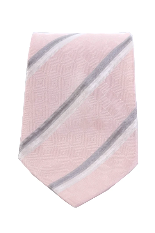 ARMANI COLLEZIONI GIORGIO ARMANI ΓΡΑΒΑΤΑ 9,5CM ΡΙΓΕ ΓΚΡΙ-ΡΟΖ