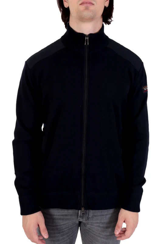 PAUL&SHARK PAUL&SHARK ΠΛΕΚΤΟ FULL ZIP ΜΠΛΕ