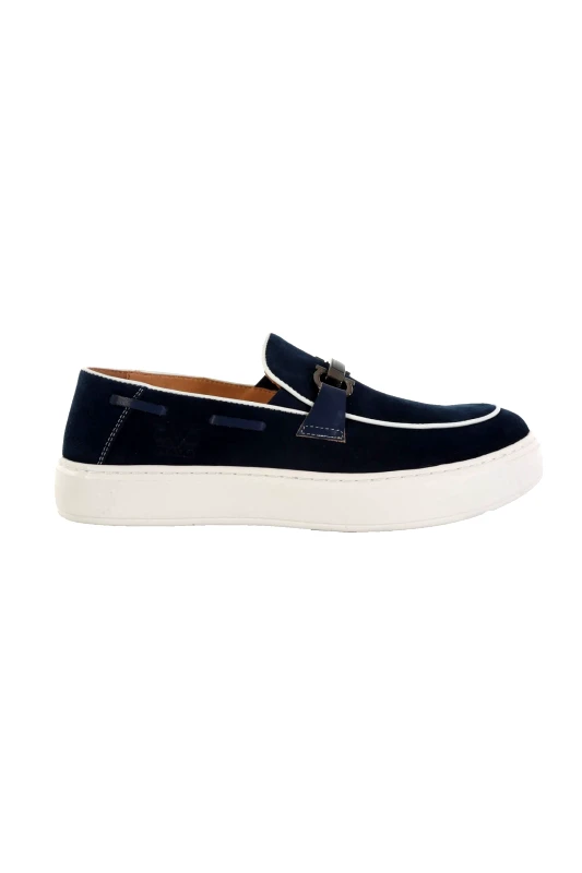 V 19.69 V 19.69 ΠΑΠΟΥΤΣΙ LOAFER SUEDE ΜΠΛΕ