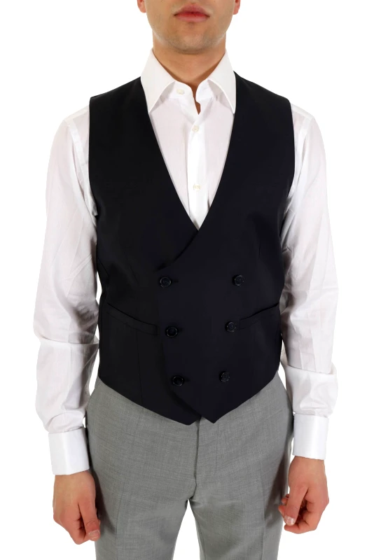KARL LAGERFELD KARL LAGERFELD ΓΙΛΕΚΟ ΚΟΣΤΟΥΜΙΟΥ WAISTCOAT SCREEN ΜΠΛΕ