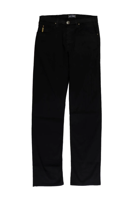 ARMANI JEANS ARMANI JEANS ΠΑΝΤΕΛΟΝΙ 5ΤΣΕΠΟ LIMITED EDITION ΡΙΓΕ ΜΑΥΡΟ
