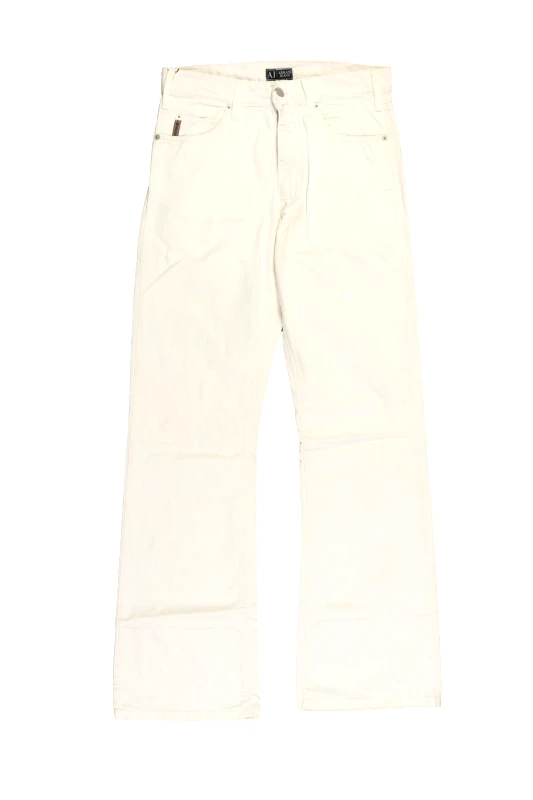 ARMANI JEANS ARMANI JEANS ΠΑΝΤΕΛΟΝΙ JEANS J01 REGULAR WAIST RELAXED LEG ΛΕΥΚΟ