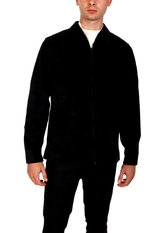 BOSS BOSS CASUAL ΠΟΥΚΑΜΙΣΟ ΚΟΤΛΕ FULLZIP LOZZY M ΜΑΥΡΟ