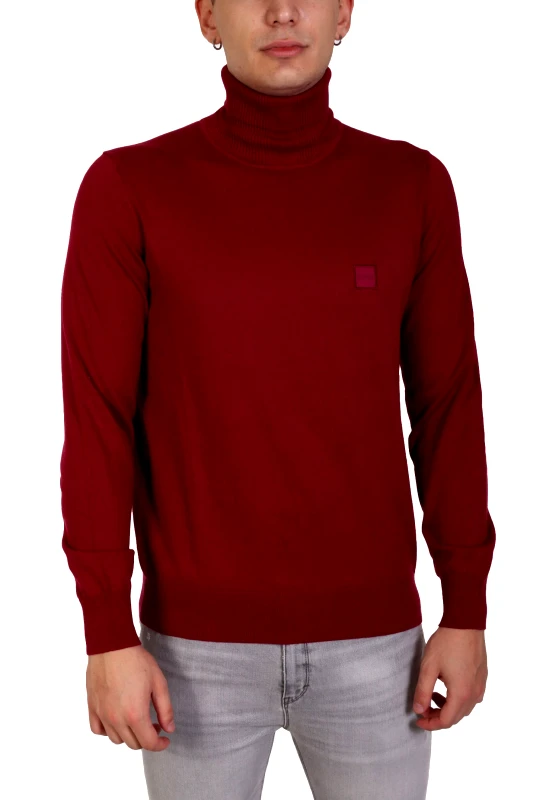 BOSS BOSS CASUAL ΠΛΕΚΤΟ TURTLE NECK AKIRO_S ΜΠΟΡΤΝΩ