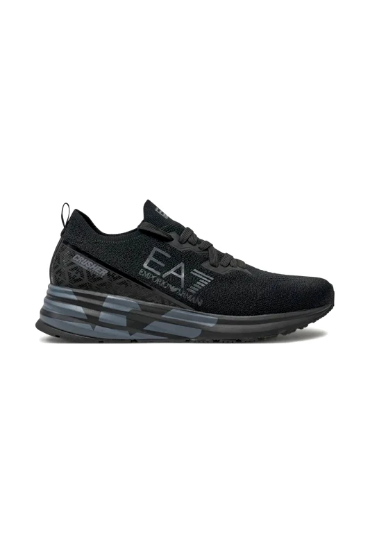 ARMANI 7 ARMANI 7 ΠΑΠΟΥΤΣΙΑ SNEAKERS LOGO ΜΑΥΡΟ