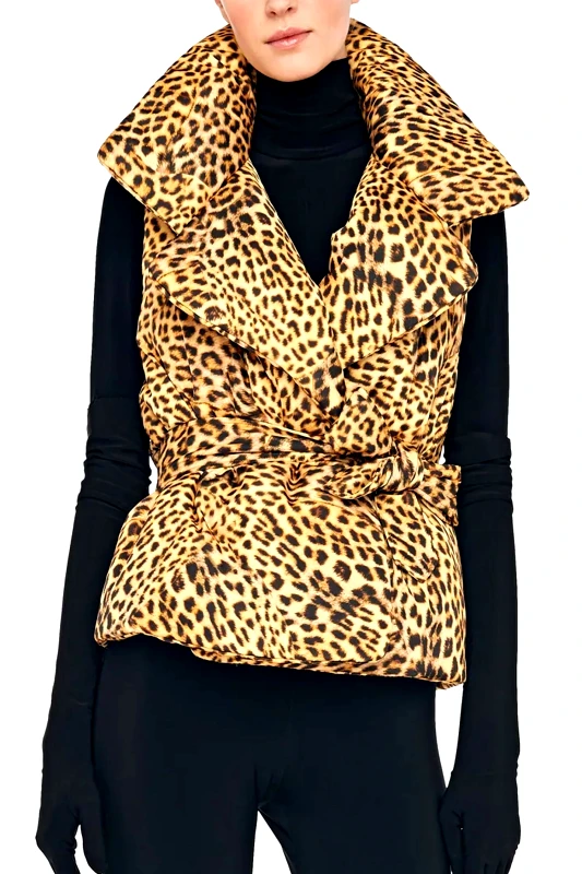 NORMA KAMALI NORMA KAMALI ΓΙΛΕΚΟ ΑΜΑΝΙΚΟ SLEEPING BAG VEST ΛΕΟΠΑΡ