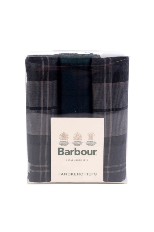 BARBOUR BARBOUR ΠΟΣΕΤ ΣΕΤ 3ΤΜΧ TARTAN ΧΑΚΙ ΜΠΛΕ