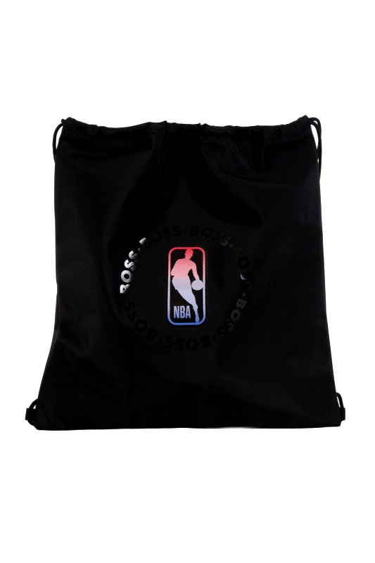 BOSS BOSS ΤΣΑΝΤΑ DRAWSTRING NBA ΜΑΥΡΟ