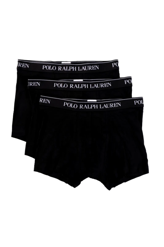 RALPH LAUREN RALPH LAUREN UNDERWEAR ΕΣΩΡΟΥΧΟ ΣΕΤ 3PACK STRETCH COTTON TRUNK ΜΑΥΡΟ