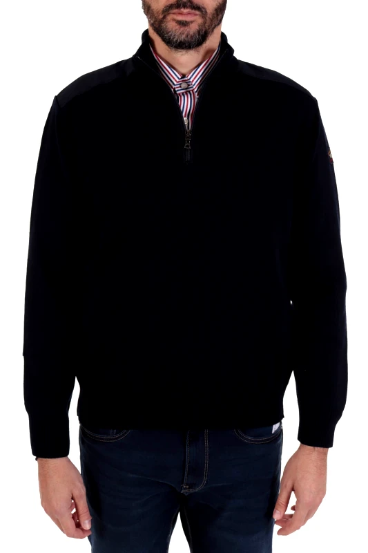 PAUL&SHARK PAUL&SHARK ΠΛΕΚΤΟ HALF ZIP ΜΠΛΕ