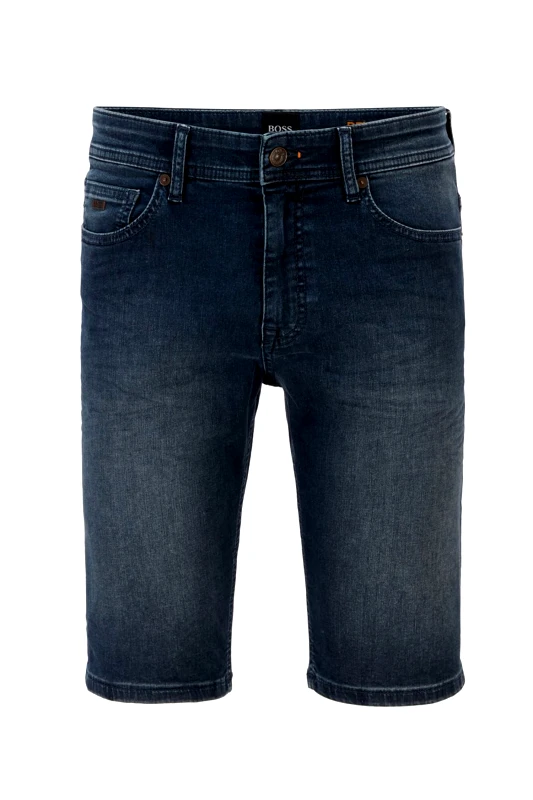 BOSS BOSS ΒΕΡΜΟΥΔΑ JEANS DELAWARE SLIM FIT ΜΠΛΕ