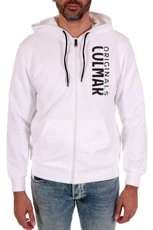 COLMAR COLMAR ΦΟΥΤΕΡ ZIPHOOD ABOUT LOGO ΛΕΥΚΟ