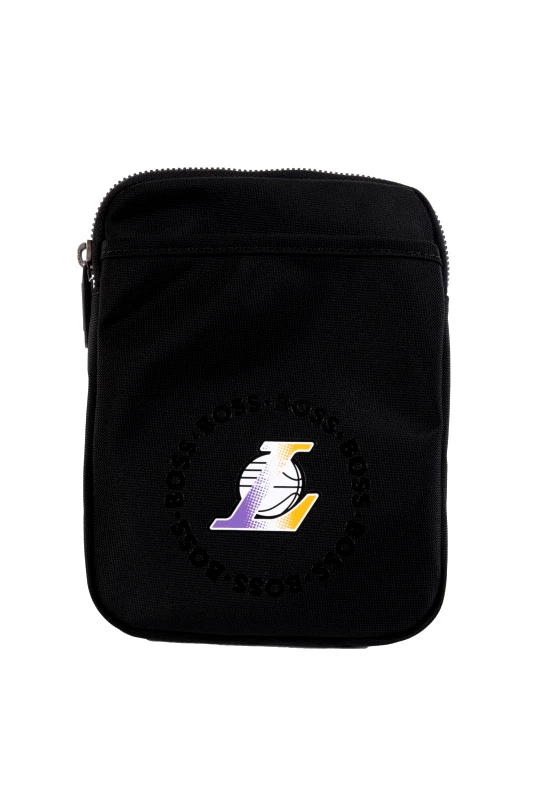 BOSS BOSS ΤΣΑΝΤΑΚΙ CROSS BODY PHONE POUCH LAKERS ΜΑΥΡΟ