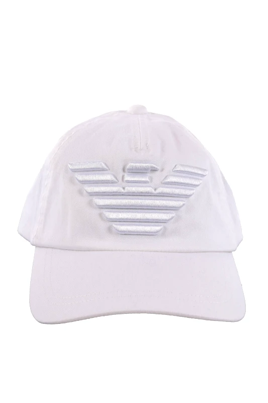EMPORIO ARMANI EMPORIO ARMANI ΚΑΠΕΛΟ LOGO ΛΕΥΚΟ