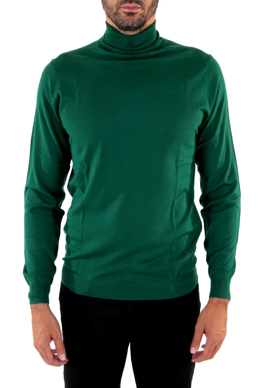 AT.P.CO AT.P.CO ΠΛΕΚΤΟ TURTLE NECK ΠΡΑΣΙΝΟ