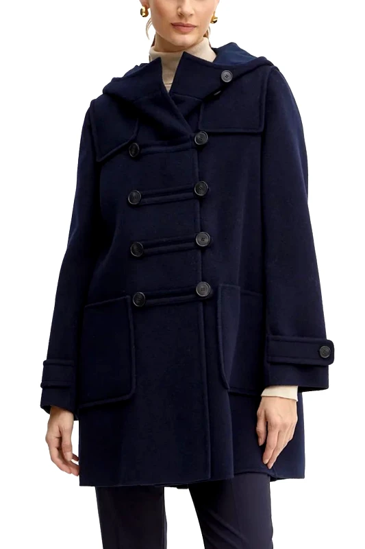 MaxMara WEEKEND MAX MARA WEEKEND ΠΑΛΤΟ ELENIA ΛΟΥΠΕΤΟ ΣΚΟΥΡΟ ΜΠΛΕ
