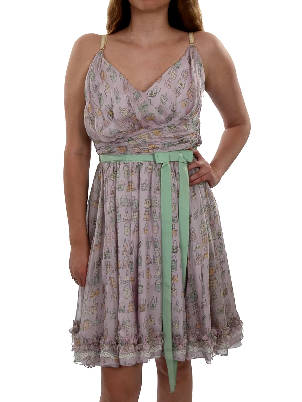 D&G D&G ΦΟΡΕΜΑ ΤΙΡΑΝΤΑ VNECK ΣΧΕΔΙΑ ΤΣΑΝΤΕΣ ΛΙΛΑ