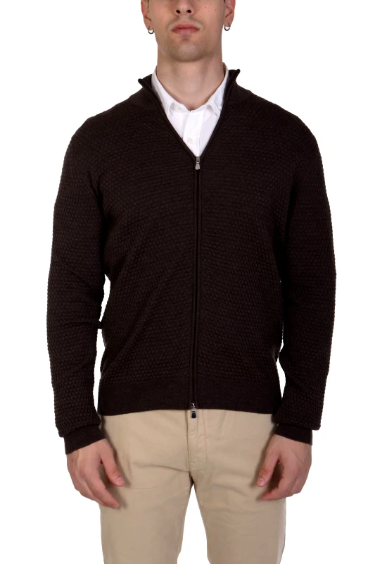 GRAN SASSO GRAN SASSO ΠΛΕΚΤΟ FULLZIP ΚΑΦΕ
