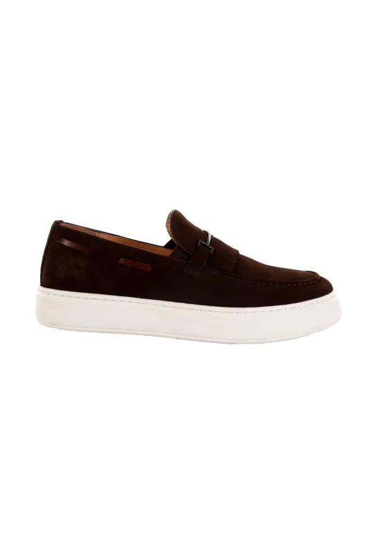 V 19.69 V 19.69 ΠΑΠΟΥΤΣΙ LOAFER SUEDE ΚΑΦΕ