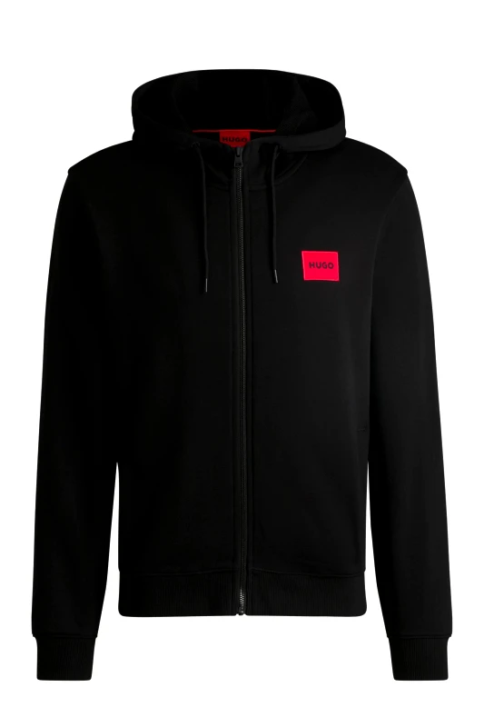 HUGO HUGO ΦΟΥΤΕΡ ZIPHOOD DAPLE212 ΜΑΥΡΟ