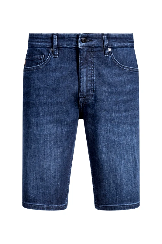 BOSS BOSS CASUAL ΒΕΡΜΟΥΔΑ JEANS SLIM FIT DELAWARE SHORTS BO ΜΠΛΕ