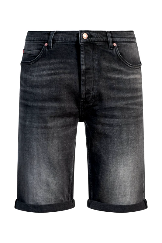 HUGO HUGO ΒΕΡΜΟΥΔΑ JEANS HUGO 634/S ΣΚΟΥΡΟ ΓΚΡΙ