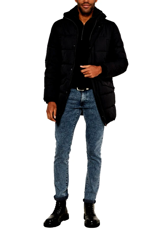 KARL LAGERFELD KARL LAGERFELD ΜΠΟΥΦΑΝ HOODED PARKA ΜΑΥΡΟ