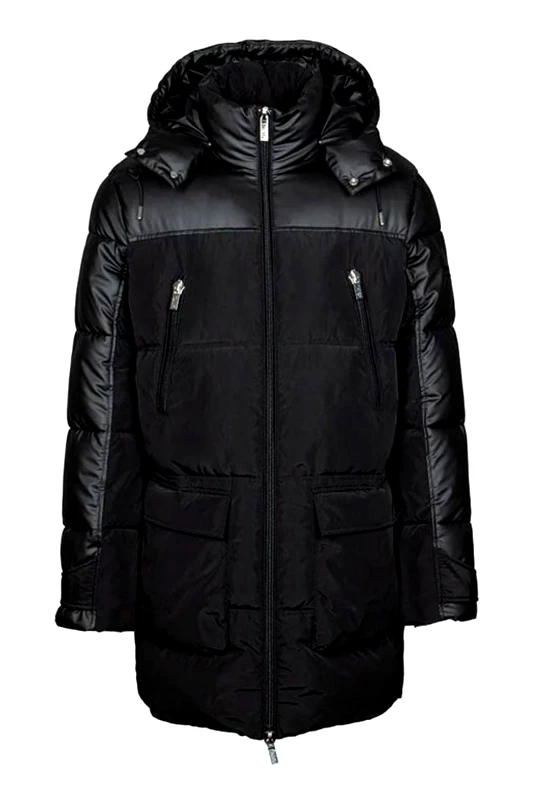 KARL LAGERFELD KARL LAGERFELD ΜΠΟΥΦΑΝ HOODED PARKA ΜΑΥΡΟ