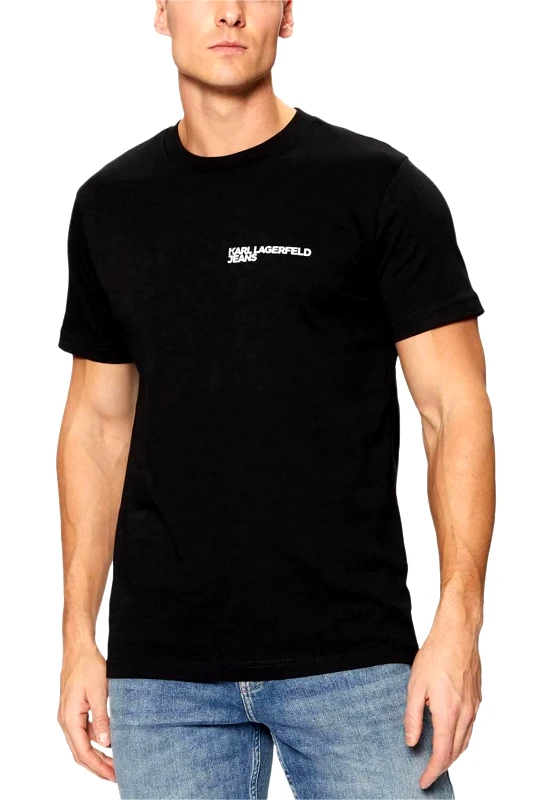 KARL LAGERFELD JEANS KARL LAGERFELD JEANS T-SHIRT KLJ SLIM SS TEE ΜΑΥΡΟ