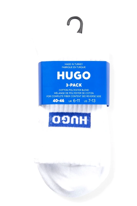HUGO BLUE HUGO BLUE ΚΑΛΤΣΕΣ 3P QS BLUE LOGO CC ΛΕΥΚΟ