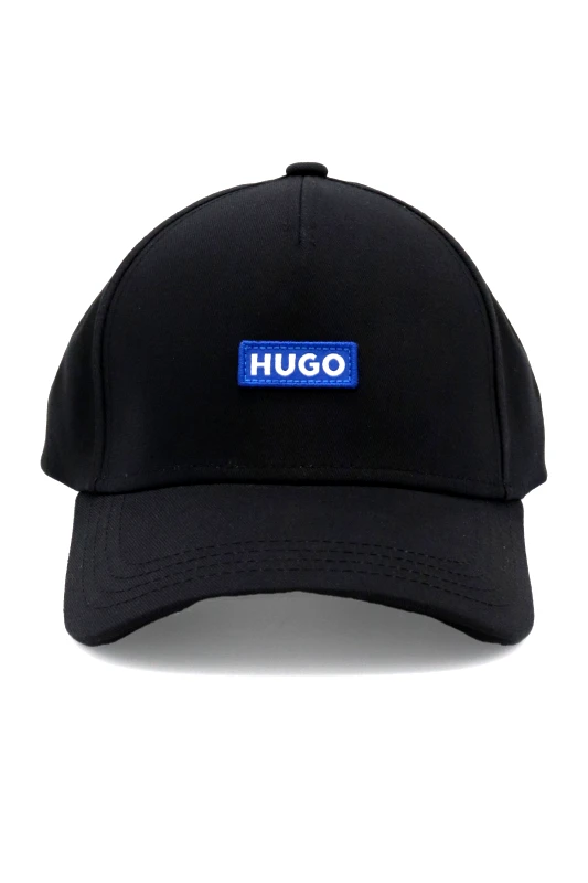 HUGO BLUE HUGO BLUE ΚΑΠΕΛΟ JINKO LOGO ΜΑΥΡΟ