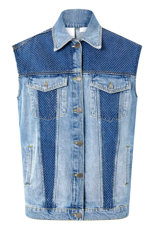 PINKO PINKO ΓΙΛΕΚΟ KIGALI GILET ΜΠΛΕ