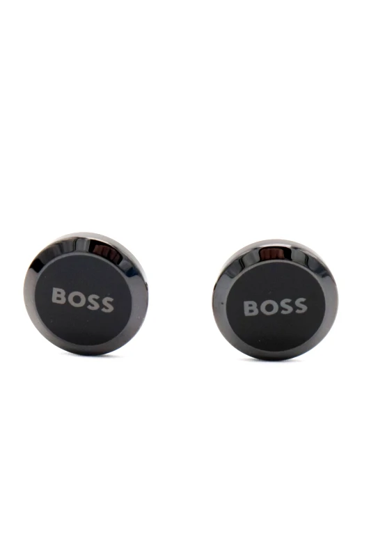 BOSS BOSS ΜΑΝΙΚΕΤΟΚΟΥΜΠΑ B-LOGOINSERT-CUF ΜΑΥΡΟ
