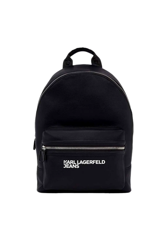 KARL LAGERFELD JEANS KARL LAGERFELD JEANS ΤΣΑΝΤΑ KLJ BACKPACK ESSENTIAL GRAINY PU BP ΜΑΥΡΟ