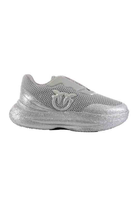 PINKO PINKO ΠΑΠΟΥΤΣΙΑ SNEAKERS ROUEN1 BUBBLE SNEAKER ΜΕΤΑΛΙΖΕ ΑΣΗΜΙ