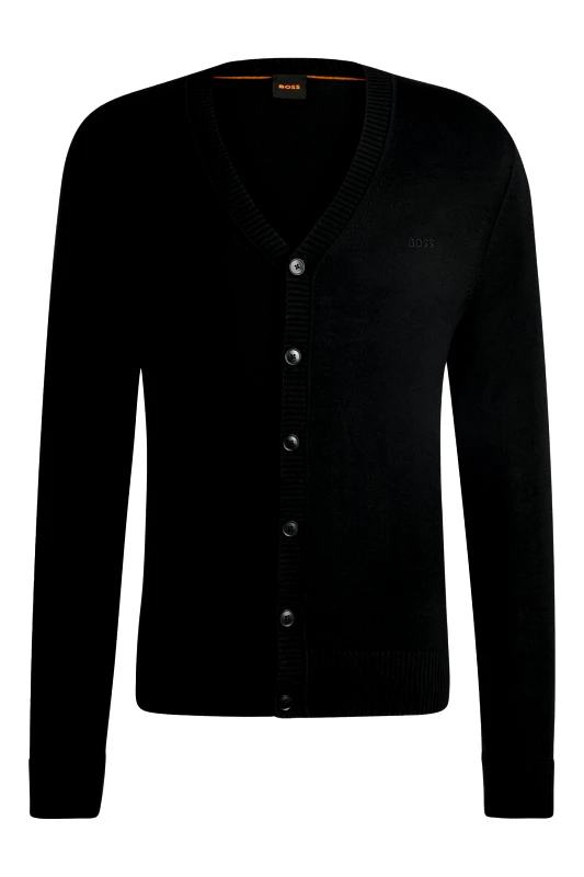 BOSS BOSS CASUAL ΠΛΕΚΤΟ FULL BUTTON AVAC CD ΜΑΥΡΟ