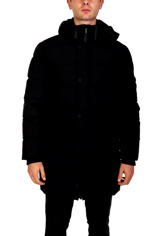 KARL LAGERFELD KARL LAGERFELD ΜΠΟΥΦΑΝ HOODED PARKA ΜΑΥΡΟ