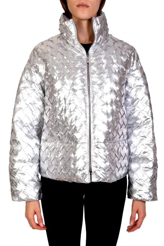 EMPORIO ARMANI EMPORIO ARMANI ΜΠΟΥΦΑΝ ΦΟΥΣΚΩΤΟ ΜΗ ΑΠΟΣΠΩΜΕΝΗ ΚΟΥΚΟΥΛΑ ΠΛΕΚΤΟ ΑΣΗΜΙ