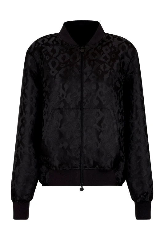 ARMANI 7 ARMANI 7 ΜΠΟΥΦΑΝ JACKET ΑΝΑΓΛΥΦΟ LOGO ΜΑΥΡΟ