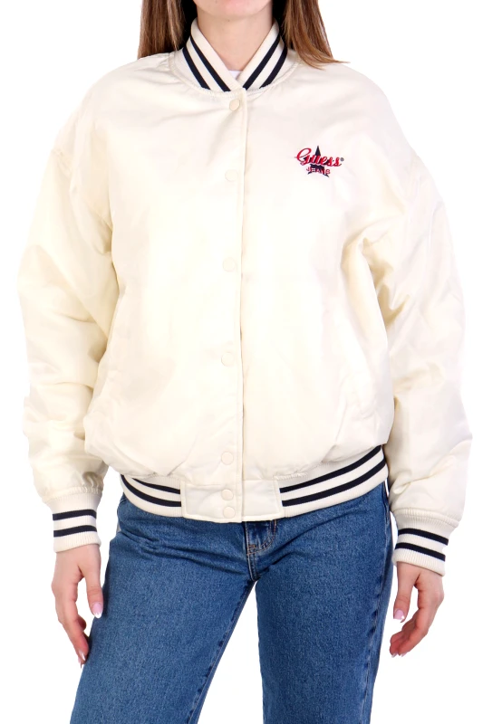 GUESS JEANS GUESS JEANS ΜΠΟΥΦΑΝ BOMBER ΜΠΕΖ