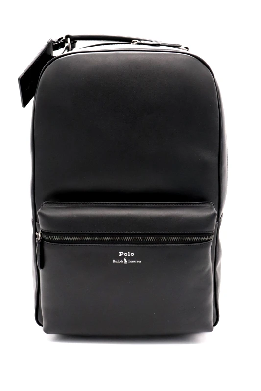 RALPH LAUREN RALPH LAUREN ΤΣΑΝΤΑ BACKPACK LOGO ΜΑΥΡΟ