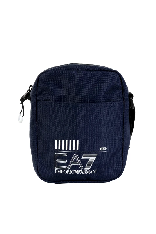 ARMANI 7 ARMANI 7 ΤΣΑΝΤΑΚΙ ΩΜΟΥ POUCH LOGO ΜΠΛΕ-ΛΕΥΚΟ